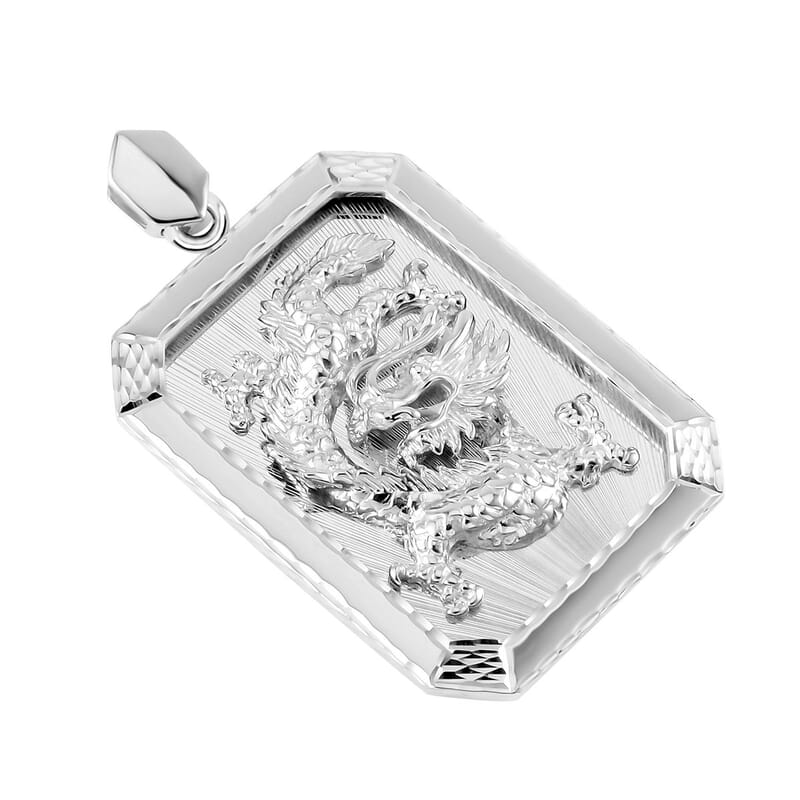 950 Platinum Dragon Pendant 25.95 Grams