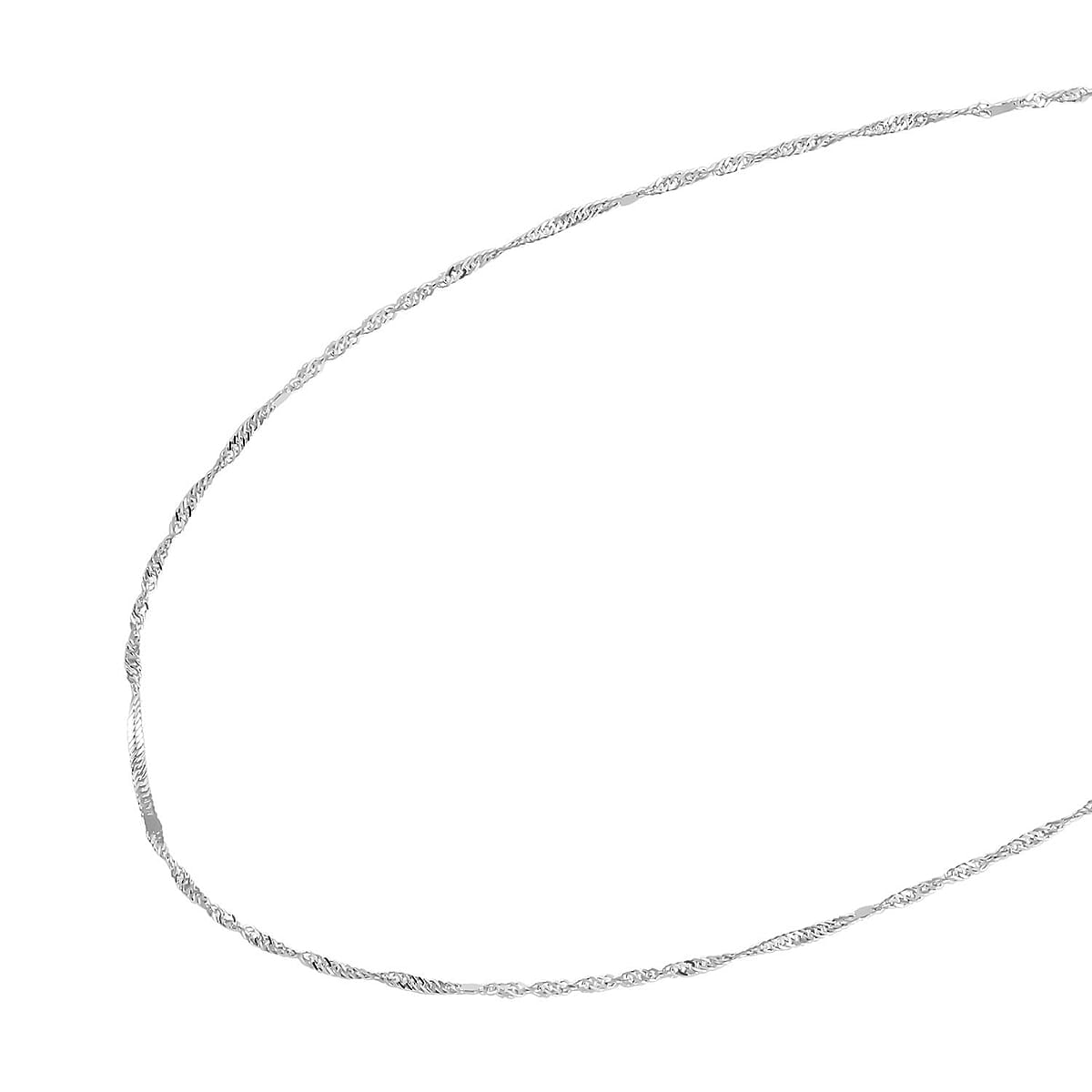 950 Platinum Fancy Chain Necklace 20 Inches 2.90 Grams image number 1