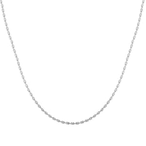 950 Platinum Electroform Chain Necklace 20 Inches 11.35 Grams