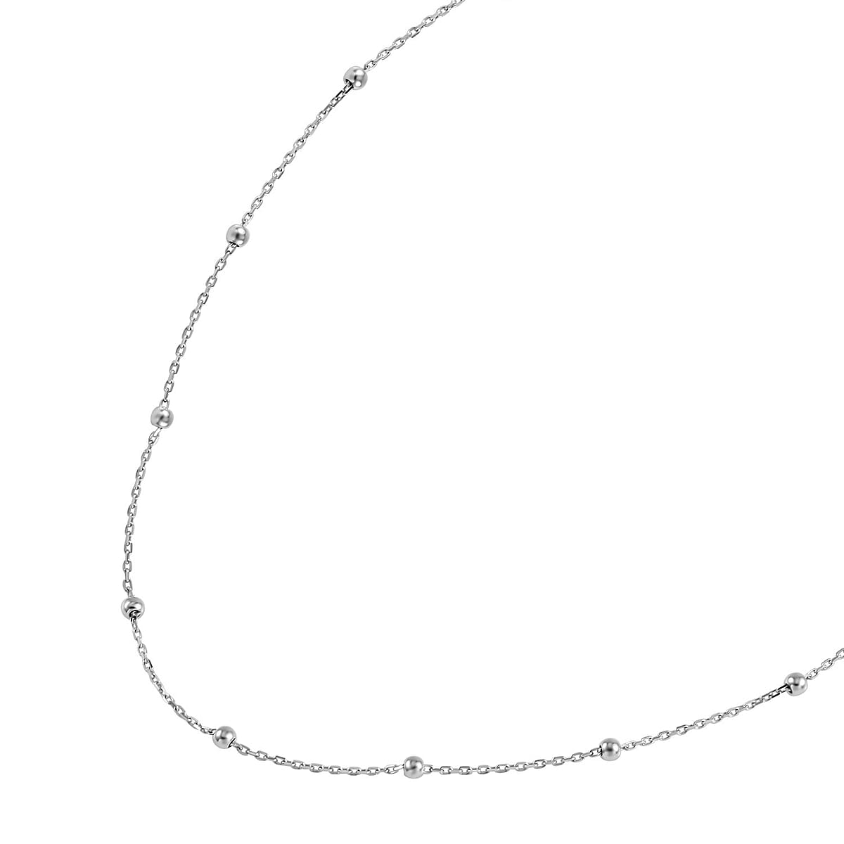 950 Platinum Chain Necklace 22 Inches 6 Grams image number 1
