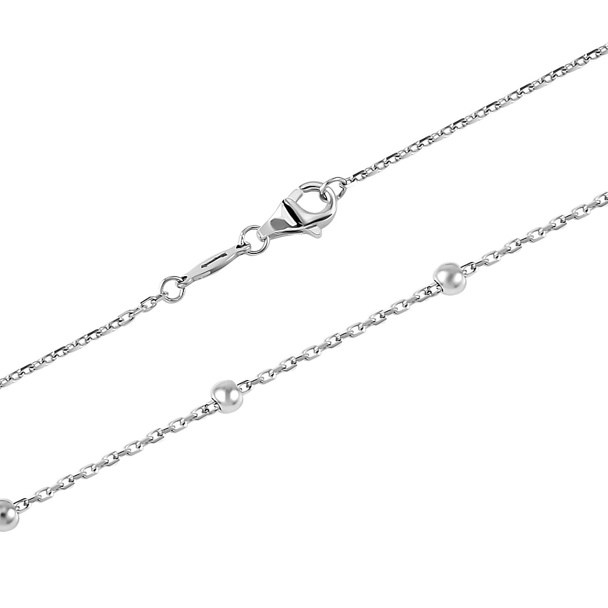 950 Platinum Chain Necklace 22 Inches 6 Grams image number 2