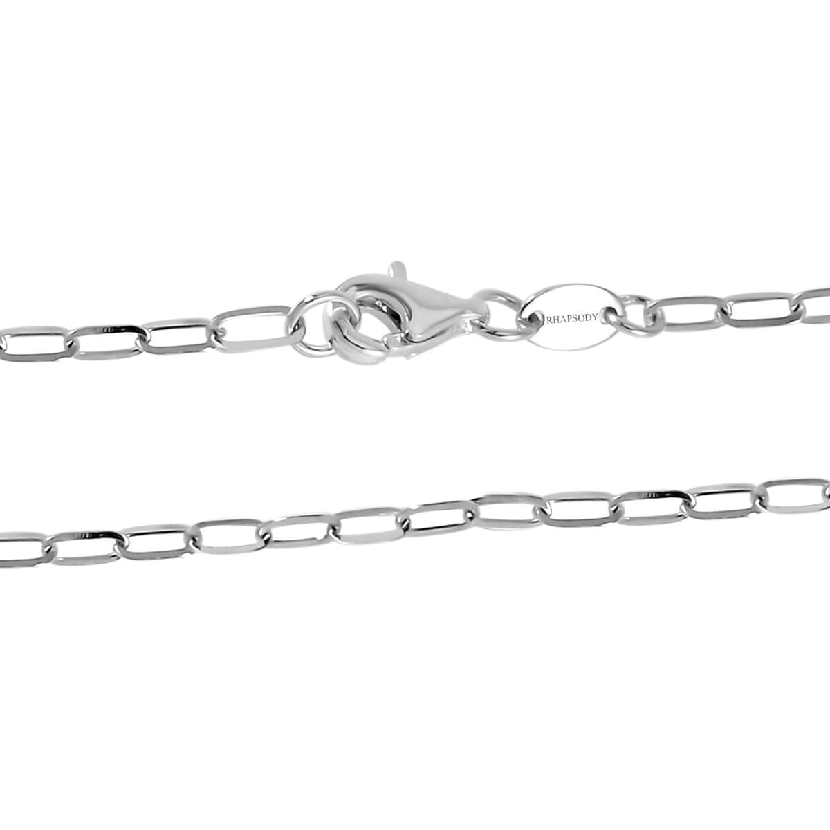 950 Platinum Electroform Link Chain Necklace 20 Inches with Lobster Lock 4.30 Grams image number 2