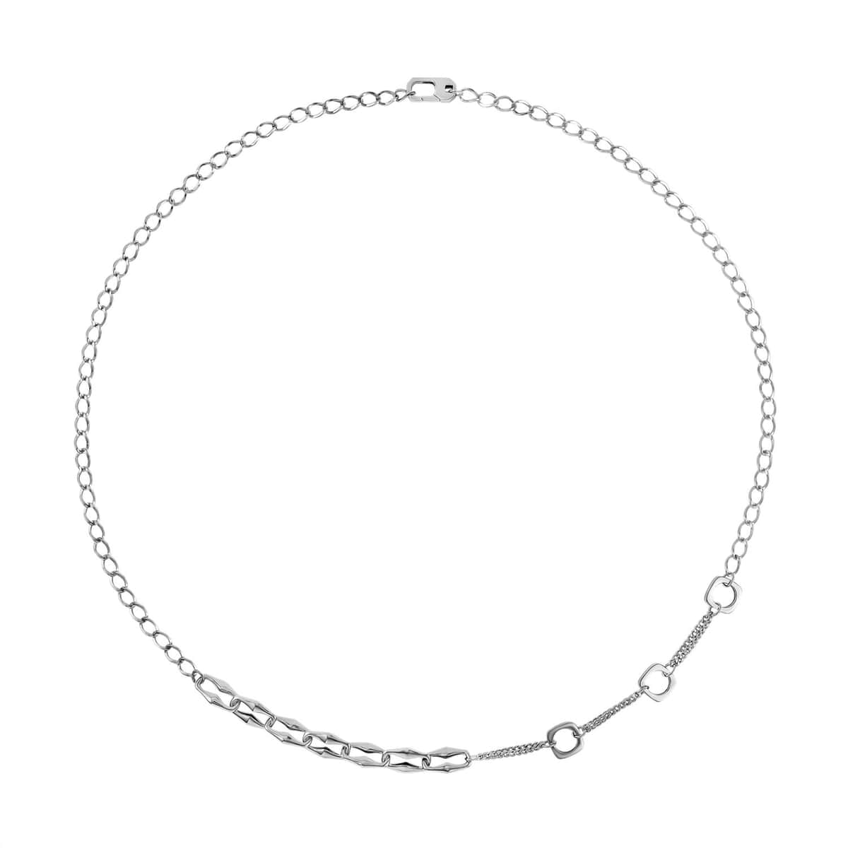 950 Platinum Designer Chain Necklace 20 Inches 17.80 Grams image number 0