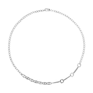 950 Platinum Designer Chain Necklace 20 Inches 17.80 Grams