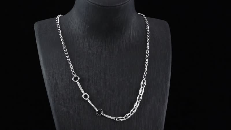 950 Platinum Designer Chain Necklace 20 Inches 17.80 Grams