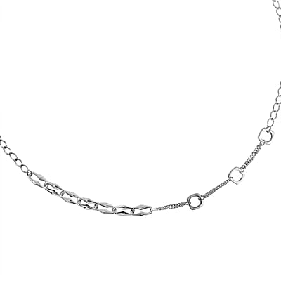 950 Platinum Designer Chain Necklace 20 Inches 17.80 Grams