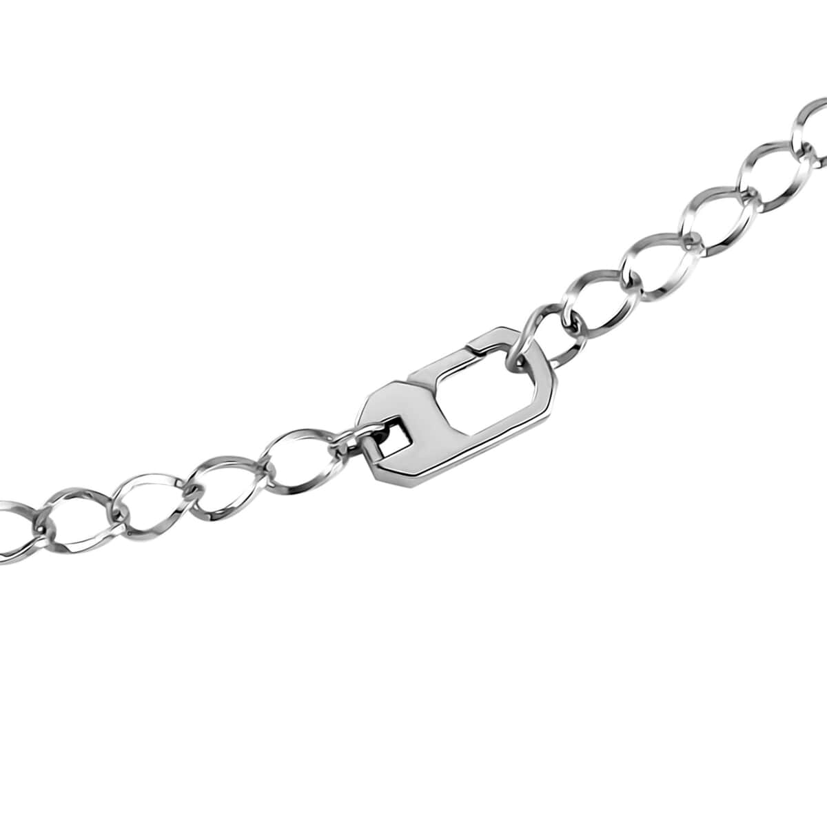 950 Platinum Designer Chain Necklace 20 Inches 17.80 Grams image number 3