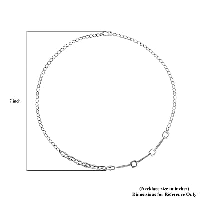 950 Platinum Designer Chain Necklace 20 Inches 17.80 Grams