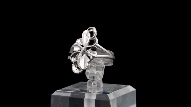 950 Platinum Flower of Spirits Ring (Size 10.0) (5.50 g)