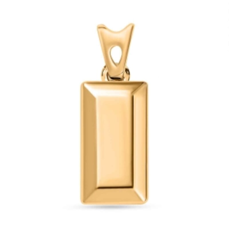 Vermeil YG Over Sterling Silver Fancy Pendant 2.26 g