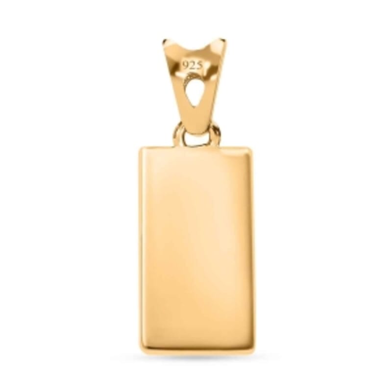 Vermeil YG Over Sterling Silver Fancy Pendant 2.26 g