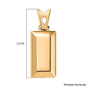 Vermeil YG Over Sterling Silver Fancy Pendant 2.26 g