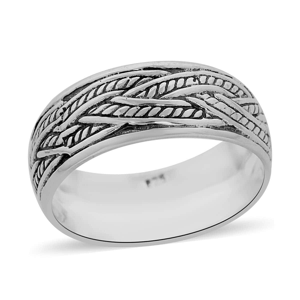 Bali Legacy Sterling Silver Braided Ring (Size 10.0) (3.60 g) image number 0