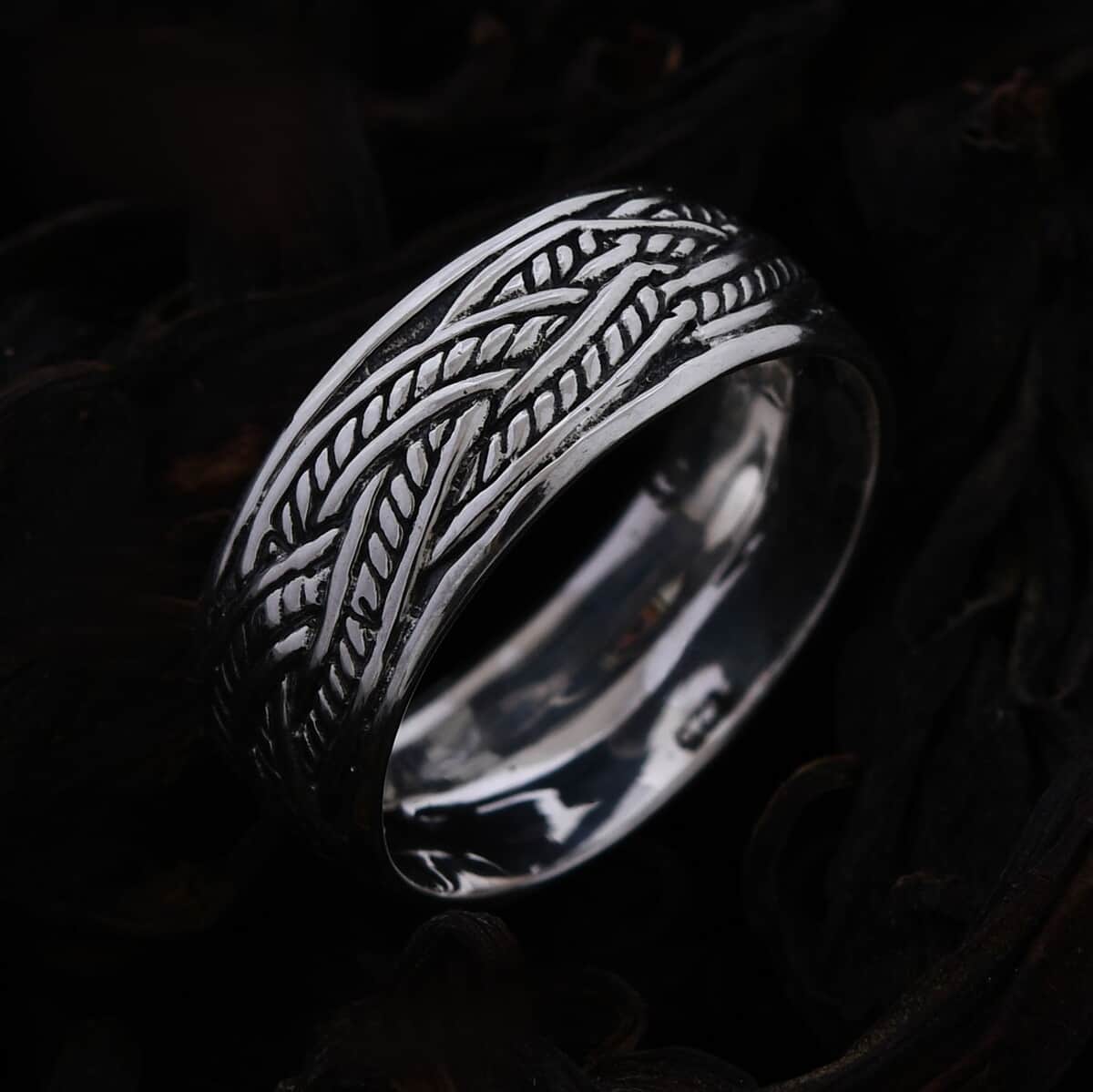 Bali Legacy Sterling Silver Braided Ring (Size 10.0) (3.60 g) image number 1