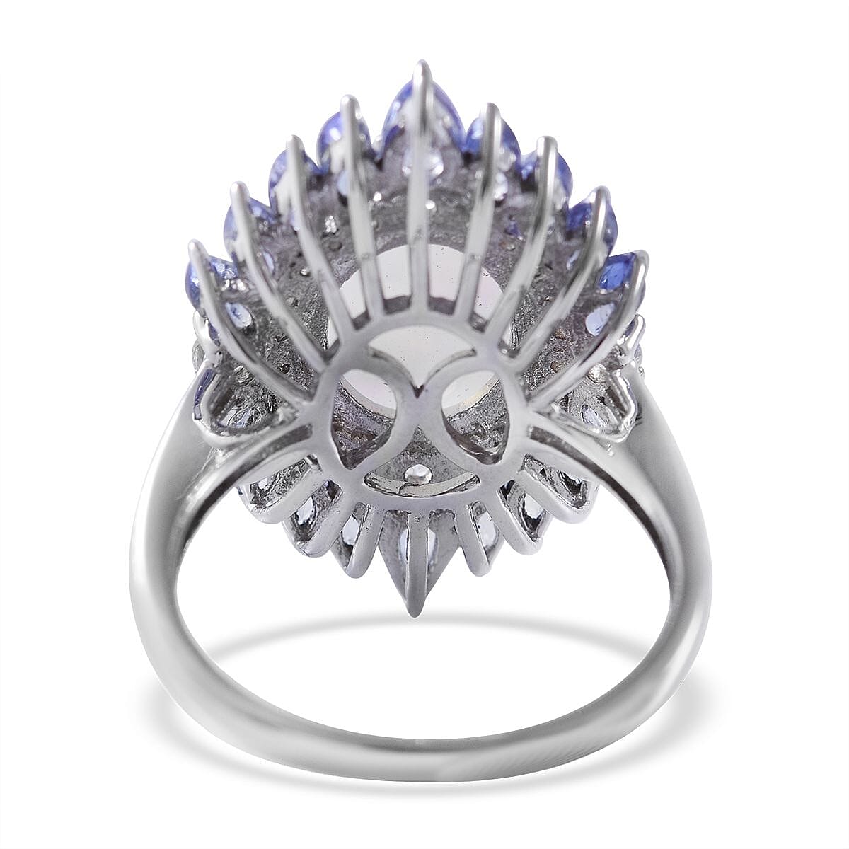 Premium Ethiopian Welo Opal and Multi Gemstone Cocktail Ring in Platinum Over Sterling Silver (Size 10.0) 4.85 ctw image number 3