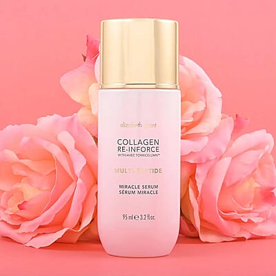 Elizabeth Grant Collagen Re-Inforce Multi-Peptide Miracle Serum 3.2 Fl Oz, Face Serum For All Skin Type