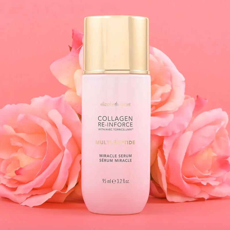 Elizabeth Grant Collagen Re-Inforce Multi-Peptide Miracle Serum 3.2 Fl Oz, Face Serum For All Skin Type