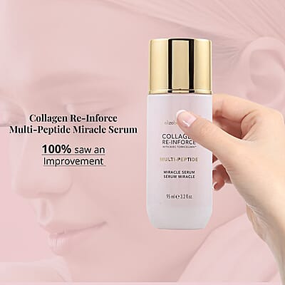 Elizabeth Grant Collagen Re-Inforce Multi-Peptide Miracle Serum 3.2 Fl Oz, Face Serum For All Skin Type