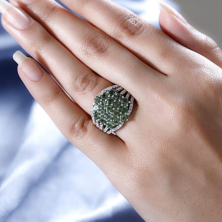 5 / Green Apatite / 925 Silver - Product card gallery slide 2 (10177102053689)