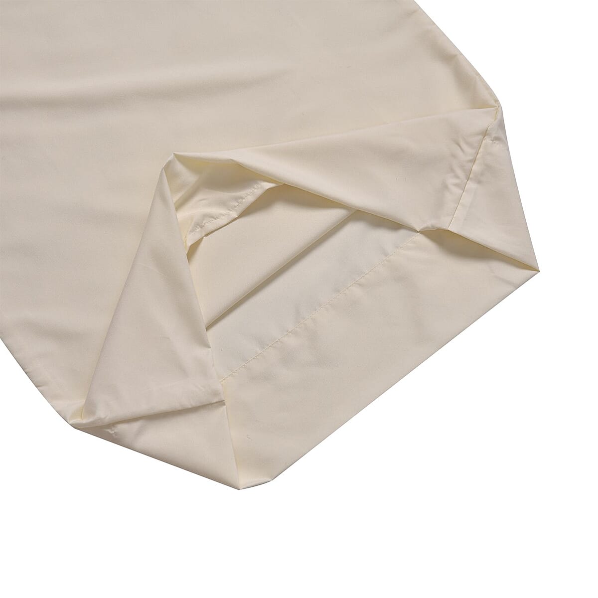 Set of 4 Beige Color Aloe Additive Sheets - Queen (Microfiber) image number 6