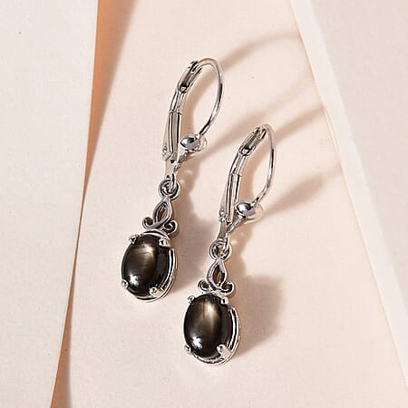 Black Star Sapphire / 925 Silver / Platinum Overlay - Product card gallery slide 2 (10177102446905)