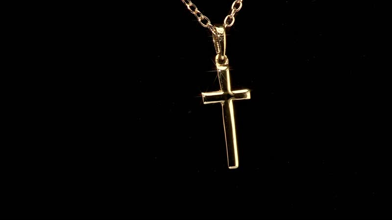 22K Yellow Gold Cross Pendant 1.50 Grams