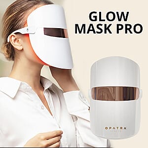 Opatra Glow Mask PRO with LED Light Therapy (Limited Lifetime Warranty Included)