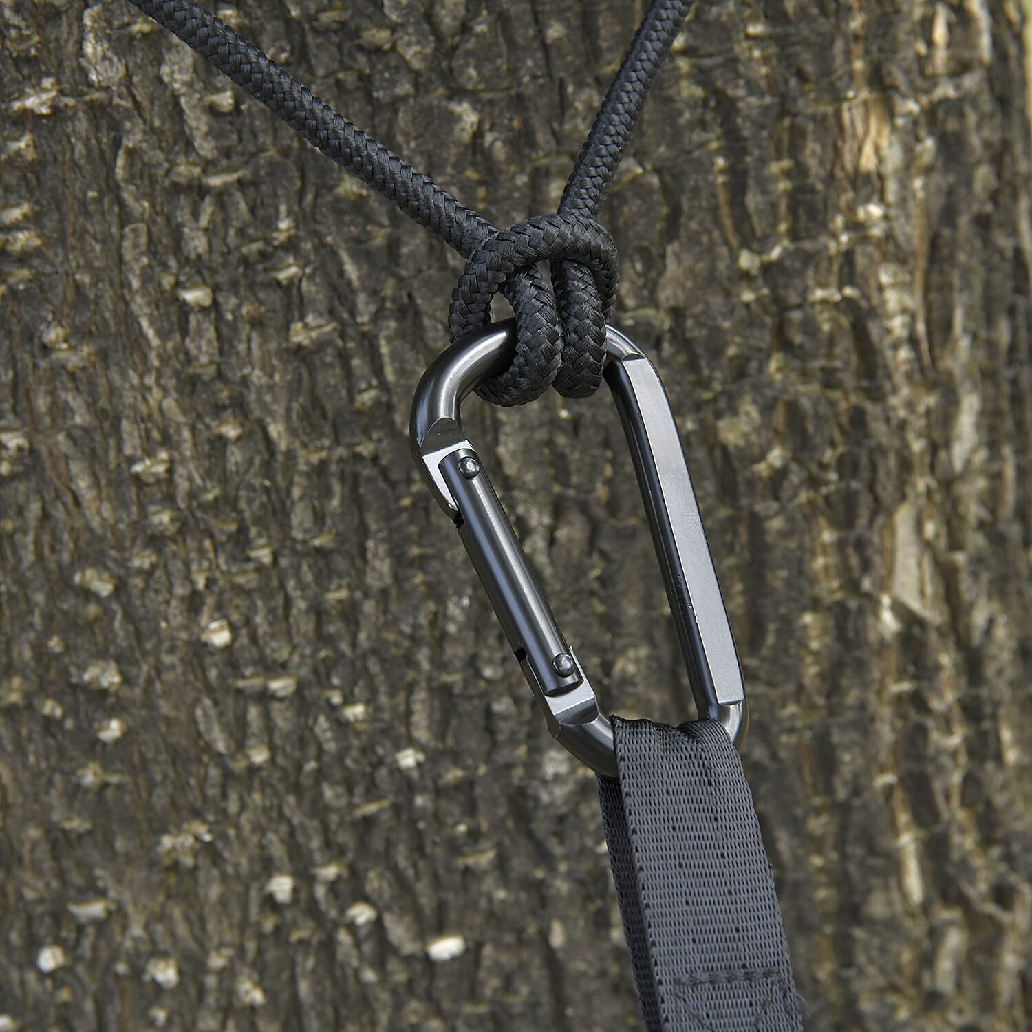 Blue Camping Hammock with 2 Tree Straps