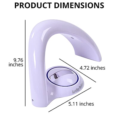 White Enchanting Rainbow LED Night Projection Lamp