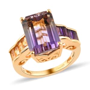 Anahi Ametrine and Multi Gemstone Ring in Vermeil Yellow Gold Over Sterling Silver 8.20 ctw