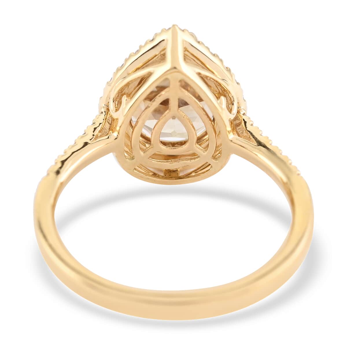 Certified and Apprised ILIANA 18K Yellow Gold AAA Turkizite and Diamond (0.30 cts) (G-H, SI) Ring (Size 6.0) (4.01 g) 3.05 ctw image number 4