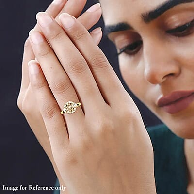 Certified & Appraised Iliana 18K Yellow Gold AAA Turkizite and G-H SI Diamond Ring (Size 6.0) 2.00 ctw