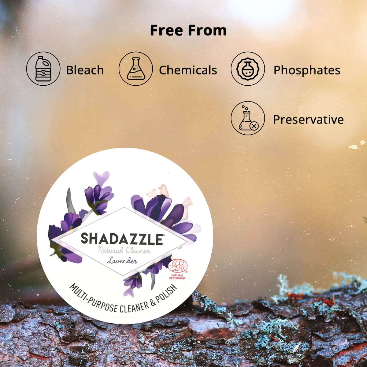 Shadazzle Multi-purpose Cleaner and Polish -Lavender image number 2