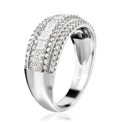 14K White Gold Diamond G-H SI Ring (Size 11.0) 1.00 ctw