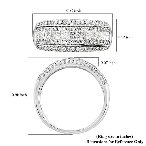 14K White Gold Diamond G-H SI Ring (Size 5.0) 1.00 ctw