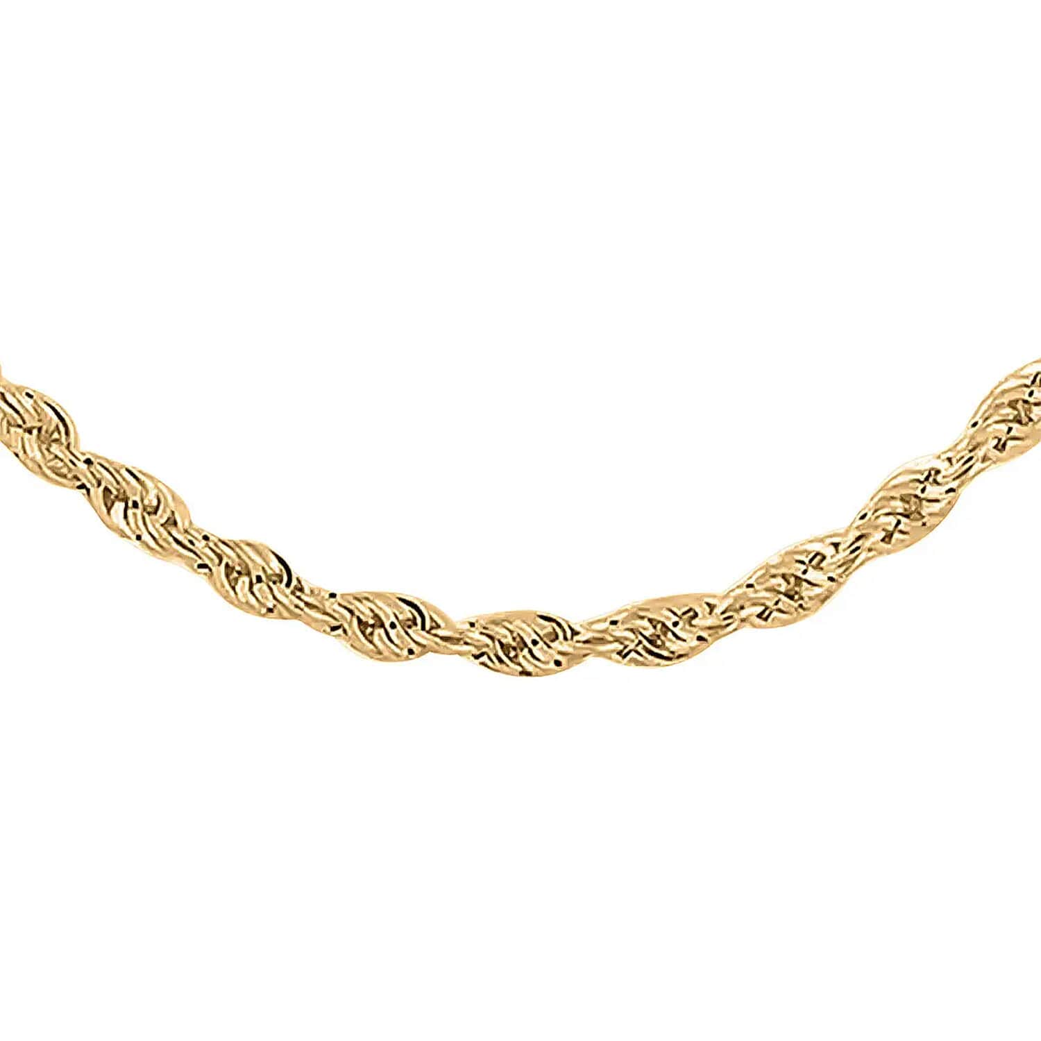 10k yellow hotsell gold 1.5mm Rope chain 20 inch new