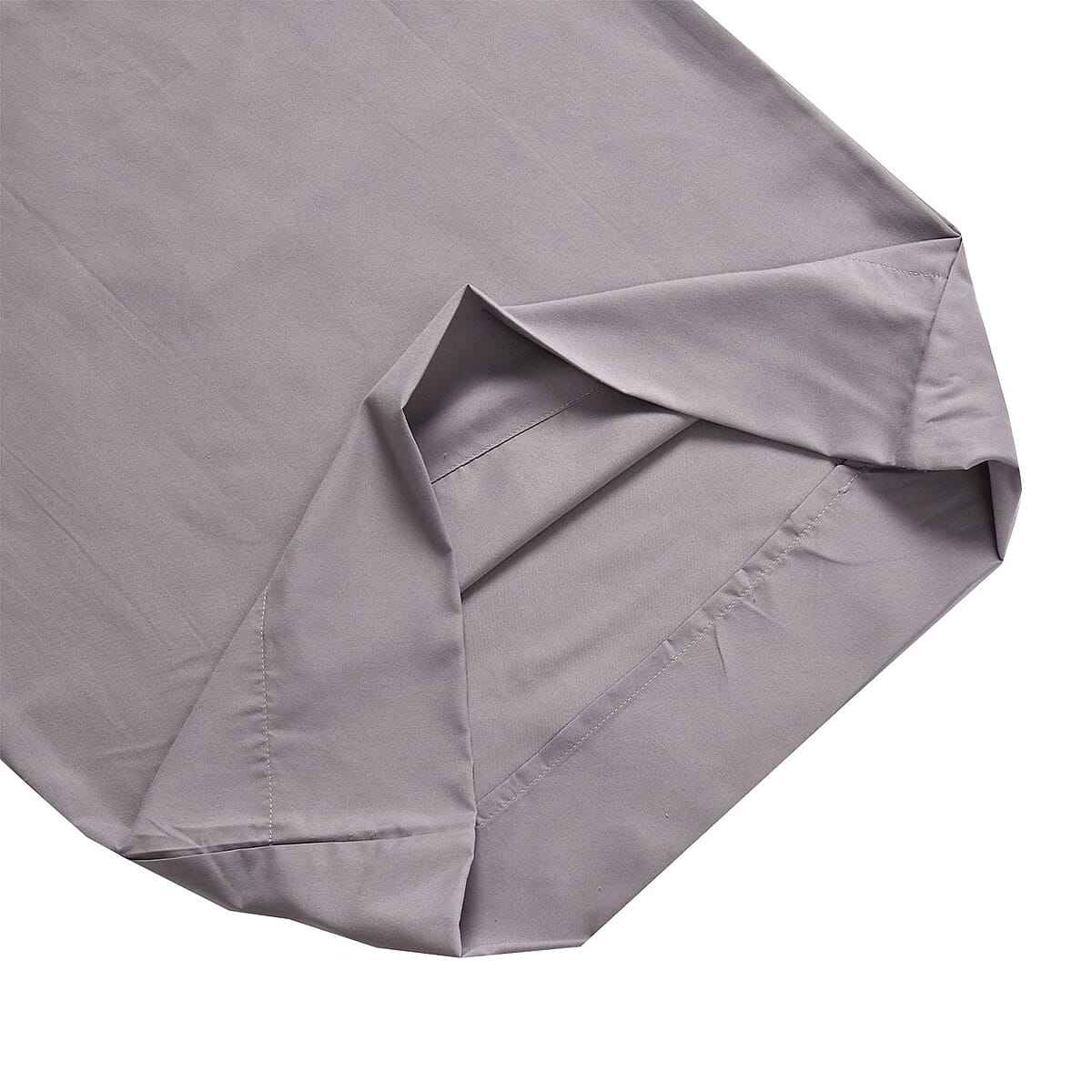 Set of 6 Light Gray Color Silver Infused Sheet - King (Microfiber) image number 6