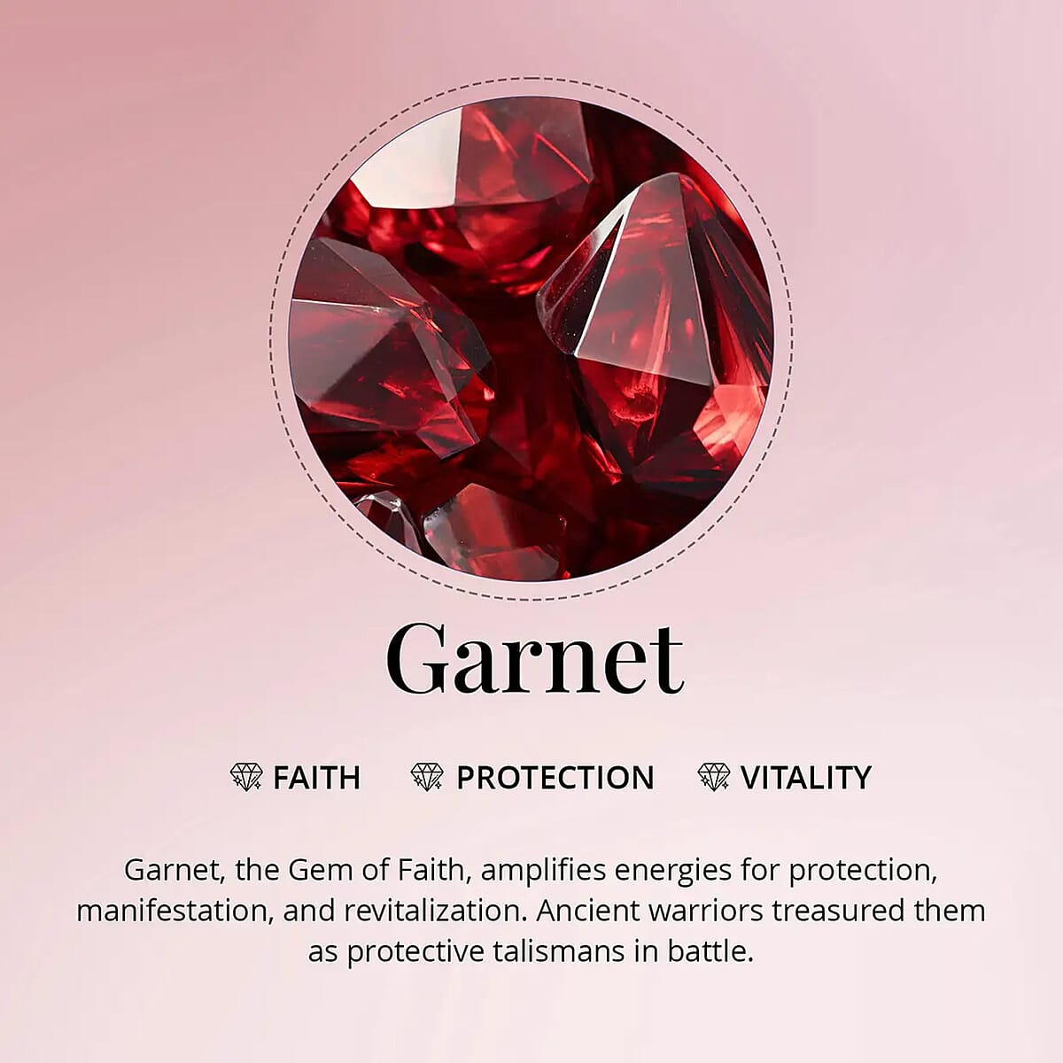 Premium Anthill Garnet and Moissanite Ring in Vermeil Rose Gold Over Sterling Silver (Size 8.0) 6.75 ctw image number 6