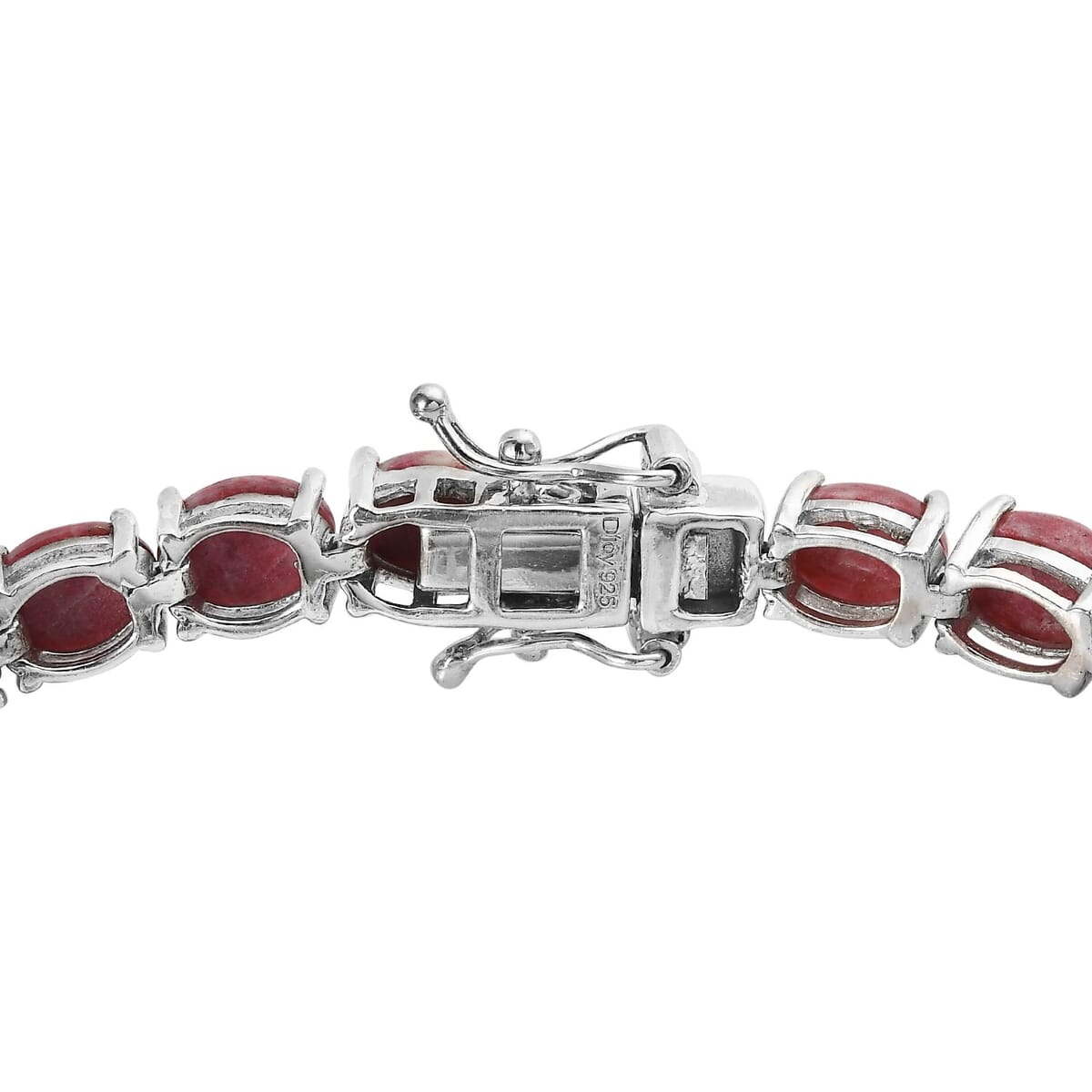Premium Norwegian Thulite Bracelet in Platinum Over Sterling Silver (6.50 In) 23.50 ctw image number 3