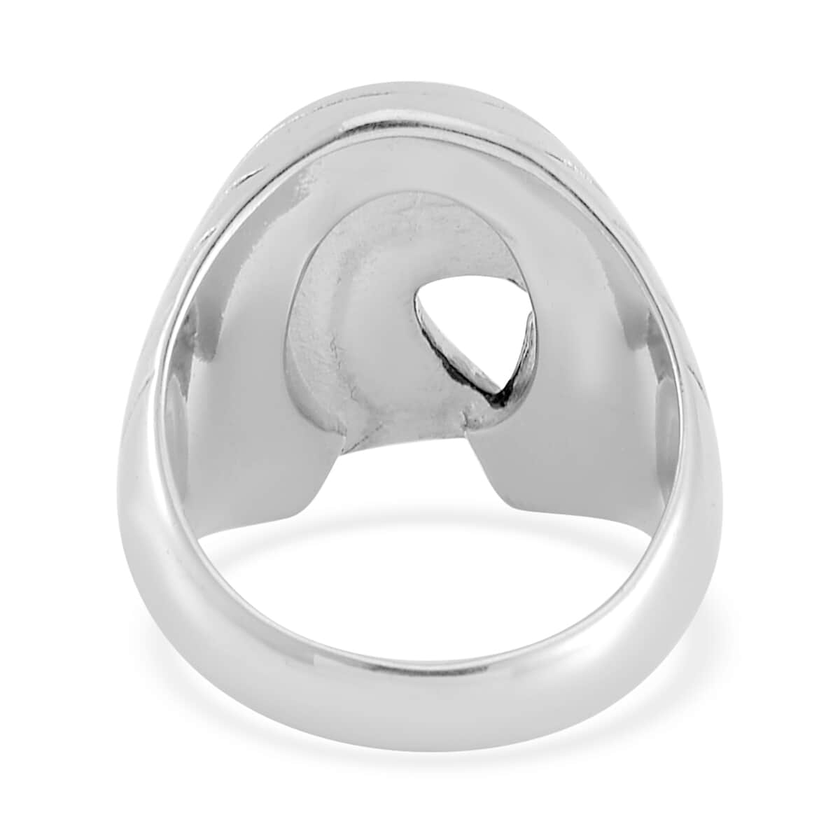 Horse Head Men's Ring in Stainless Steel (Size 10.0) image number 4