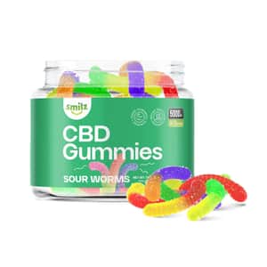 Smilz Broad Spectrum CBD Sour Worms - 5,000 MG