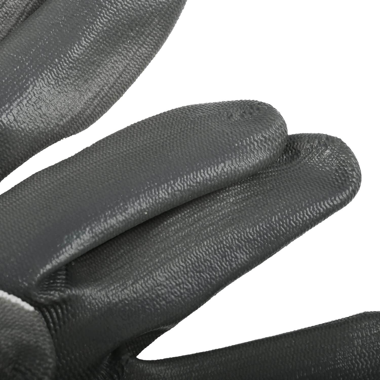 Buy Set of 6 Pairs Black Nylon Nitrile Garden Gloves (Size 10) at