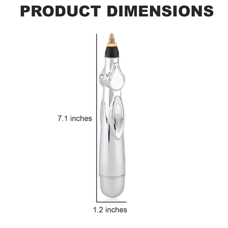 Laser Therapy Acupuncture Massager Pen with Gel Containers