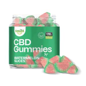 Smilz Broad Spectrum Watermelon Gummy Slices - 1, 200mg