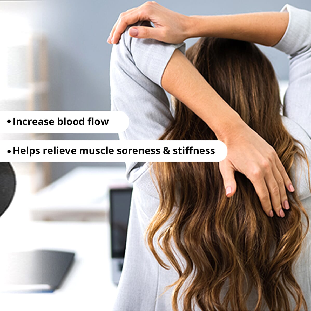 Gray Microvibration 4 Heads Fascial Massage Gun image number 3