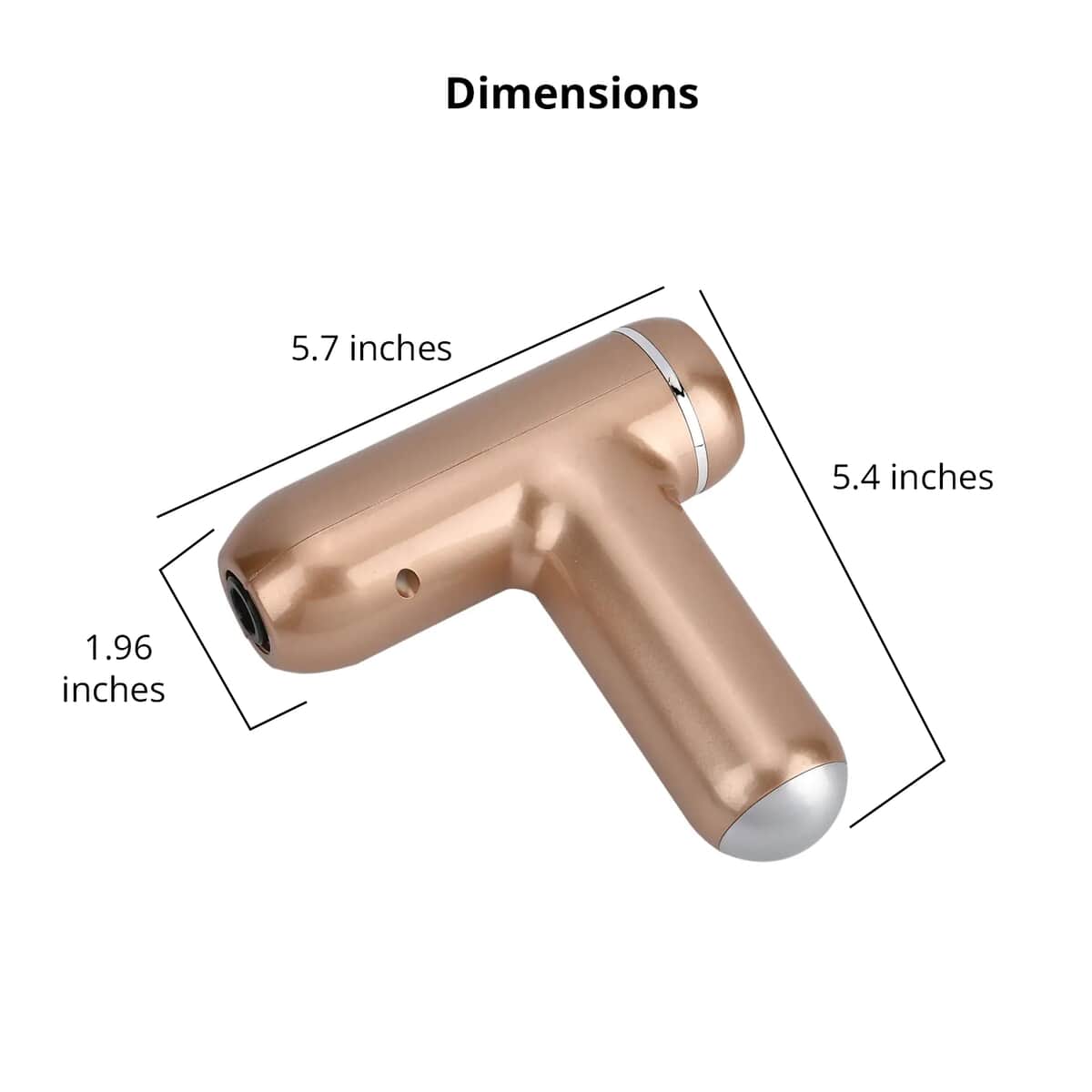 Gold Microvibration 4 Heads Fascial Massage Gun image number 4