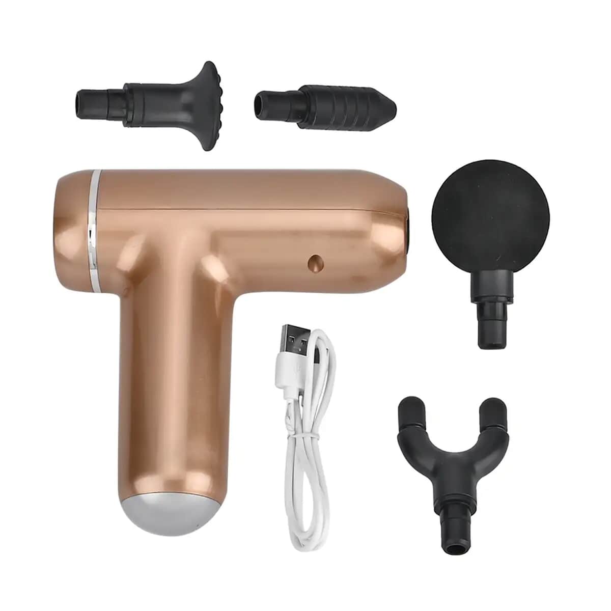 Gold Microvibration 4 Heads Fascial Massage Gun image number 5