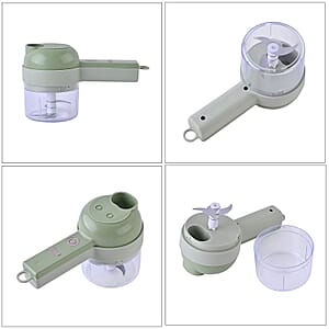 Homesmart 4-in-1 Handheld Rechargeable Food Chopper with USB Cable (Battery Capacity 1500mAh)