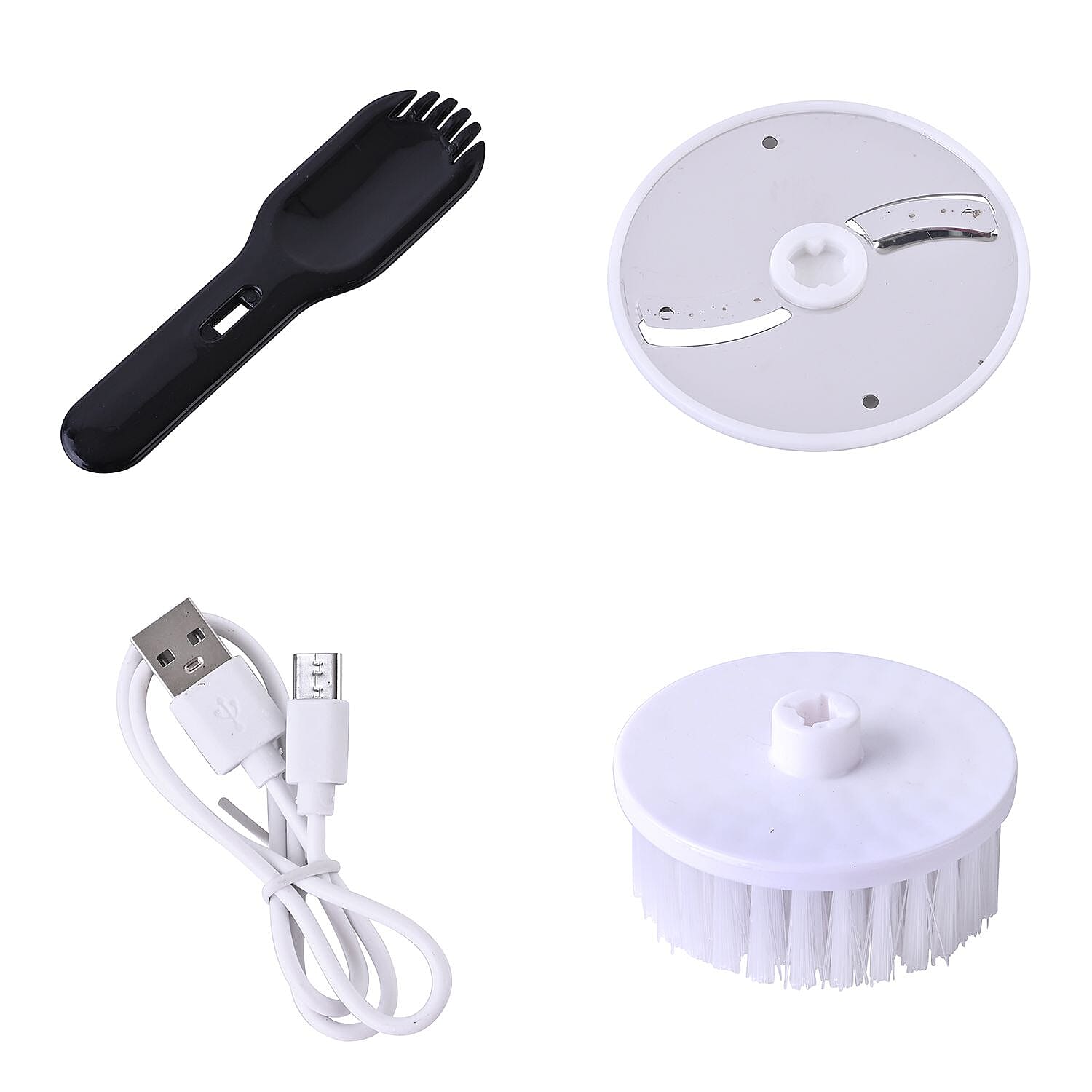 Homesmart 4-in-1 Handheld Rechargeable Food Chopper with USB Cable (Battery Capacity 1500mAh)