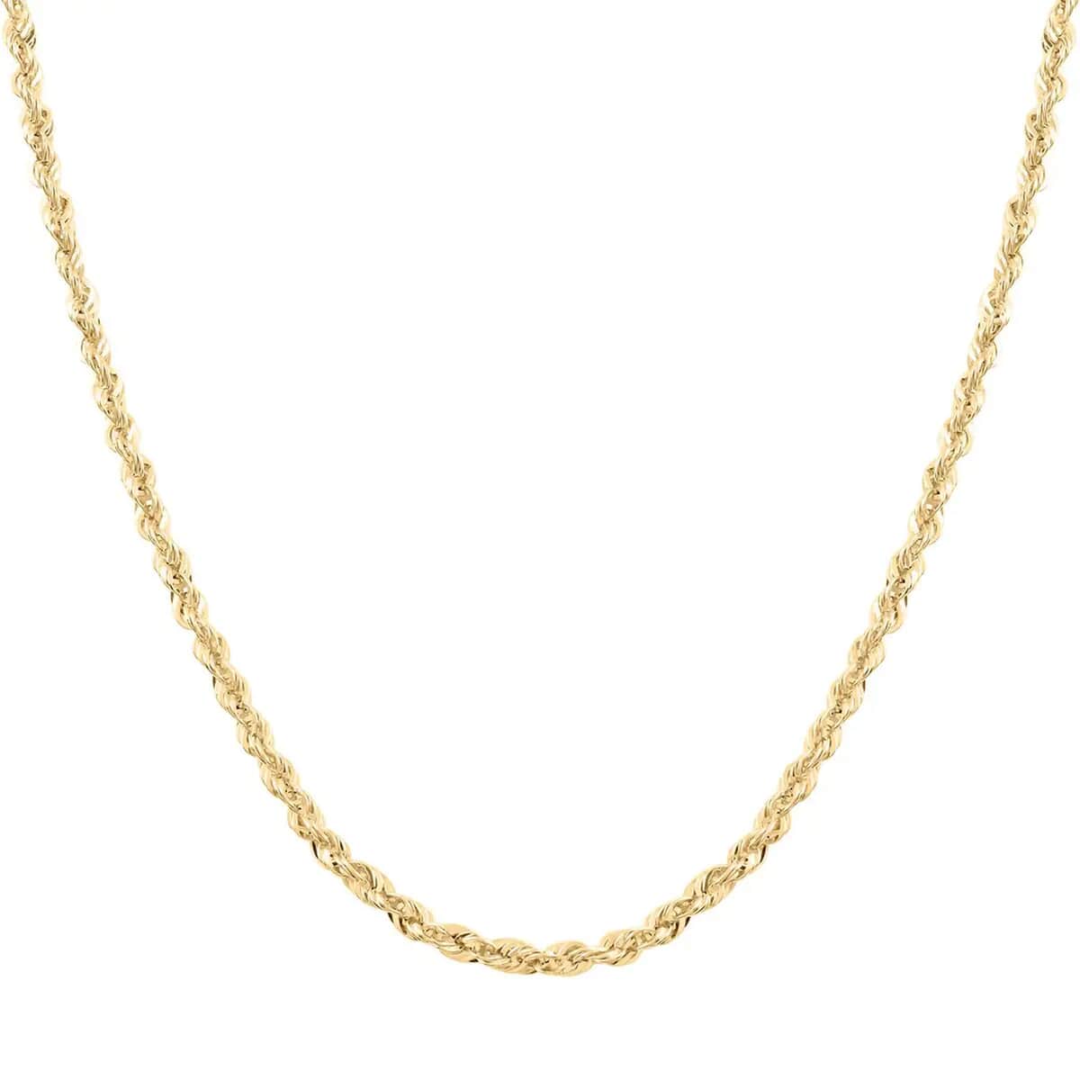 10K Yellow Gold 4mm Rope Chain Necklace 26 Inches 8.30 Grams image number 4